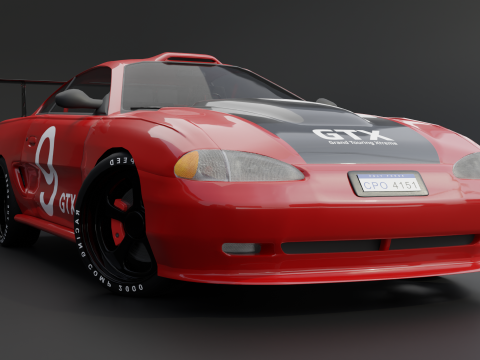 Racing Car 3D Model