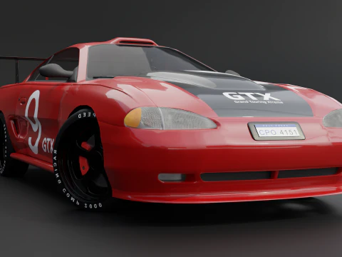 Racing Car 3D Model