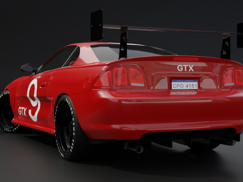Racing Car 3D Model