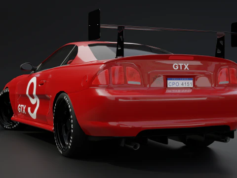 Racing Car 3D Model