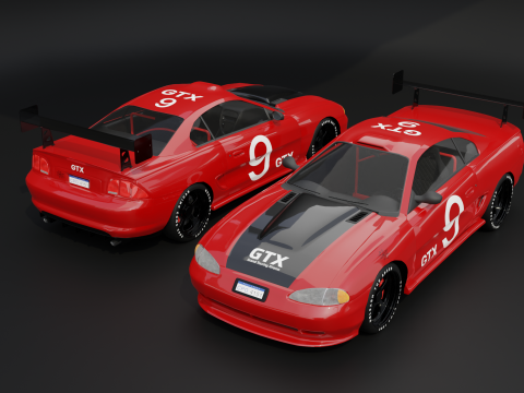 Racing Car 3D Model