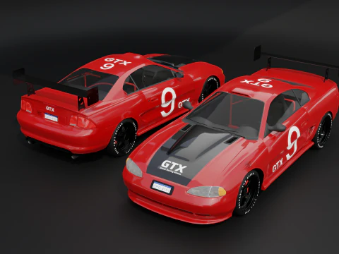 Racing Car 3D Model