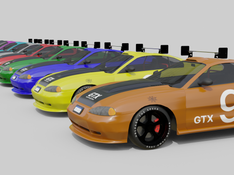 Racing Car 3D Model