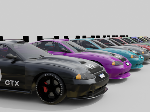 Racing Car 3D Model