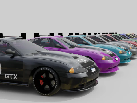 Racing Car 3D Model
