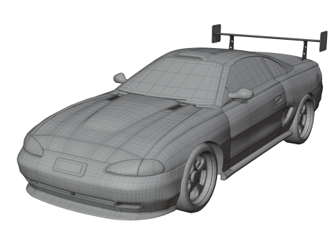 Racing Car 3D Model