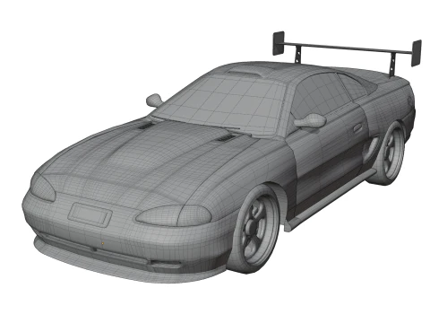 Racing Car 3D Model