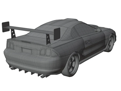 Racing Car 3D Model