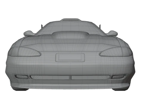 Racing Car 3D Model