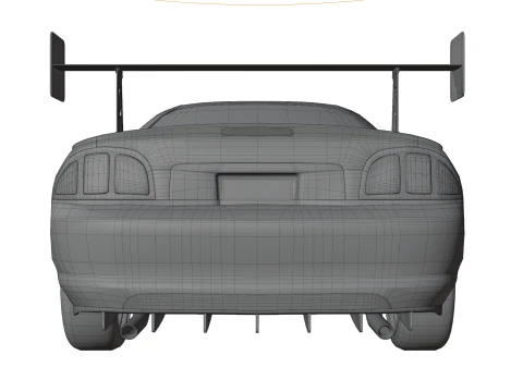 Racing Car 3D Model