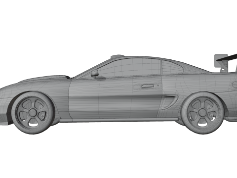 Racing Car 3D Model