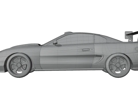 Racing Car 3D Model