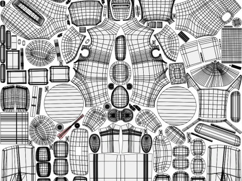 Carro esportivo convers&iacute;vel Modelo 3D