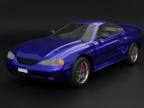 Sports Coupe Cars 3D 모델