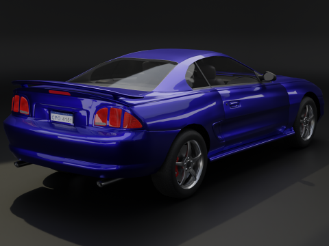 Sports Coupe Cars 3D 모델