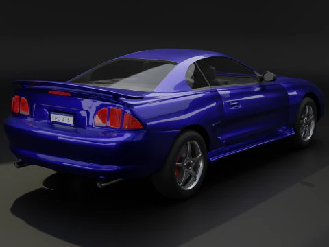 Sports Coupe Cars 3D Model
