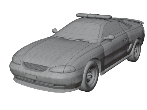 Sports Coupe Cars 3D 모델