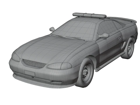 Sports Coupe Cars 3D Model