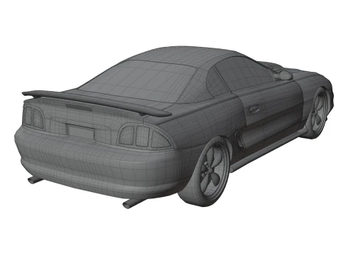Sports Coupe Cars 3D Model