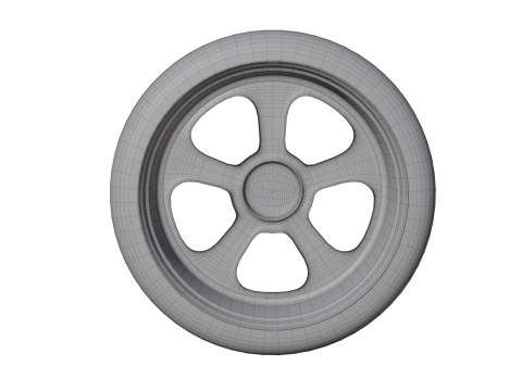 High-Detail Racing Car Wheel for Games and Rendering 3D 모델