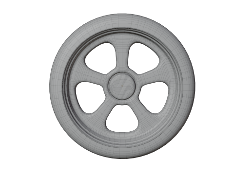 High-Detail Racing Car Wheel for Games and Rendering 3D 모델