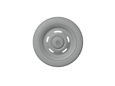 High-Detail Heavy-Duty Wheel for Games Rendering 3D Model