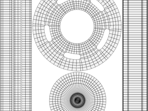 High-Detail Heavy-Duty Wheel for Games Rendering Modèle 3D