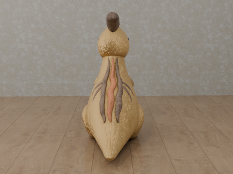 Dinosaur Plush Toy - Parasaurolophus 3D Модель
