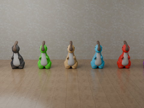 Dinosaur Plush Toy - Parasaurolophus 3D Модель