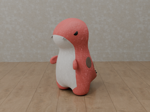 Dinosaur Plush Toy - T-Rex 3D Model