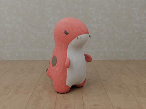 Dinosaur Plush Toy - T-Rex 3D Model