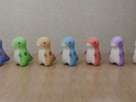 Dinosaur Plush Toy - T-Rex 3D Model