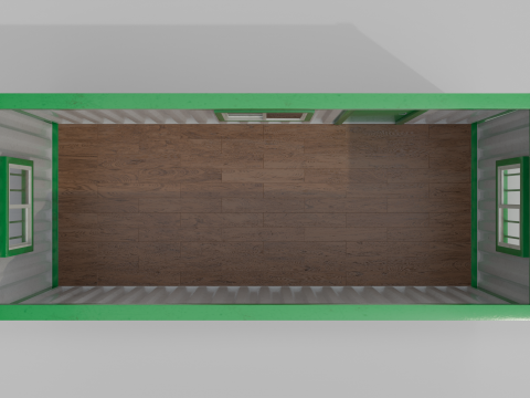 20ft Modified Shipping Container Room - Versatile Modular Space 3D मॉडल