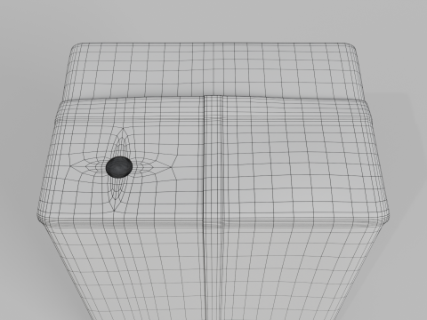 Beverage Carton 330 ml - Customizable Drink Box 3D 模型