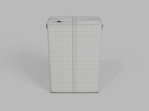 Beverage Carton 250 ml - Customizable Drink Box 3D Модель