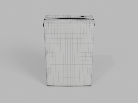 Beverage Carton 250 ml - Customizable Drink Box 3D Модель