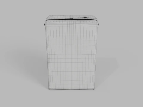 Beverage Carton 250 ml - Customizable Drink Box 3D Model
