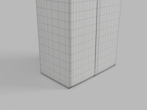 Beverage Carton 250 ml - Customizable Drink Box 3D Модель