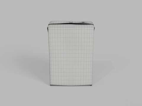Beverage Carton 200 ml - Customizable Drink Box 3D Модель