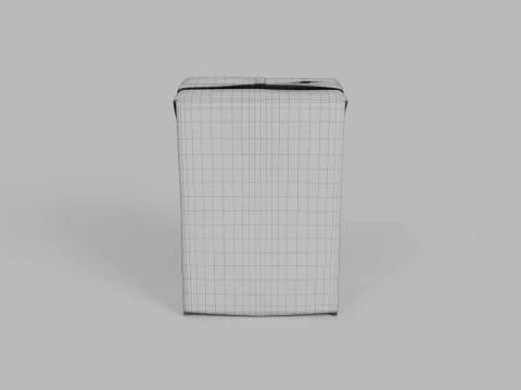 Beverage Carton 200 ml - Customizable Drink Box 3D Model