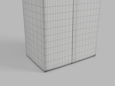 Beverage Carton 200 ml - Customizable Drink Box 3D Модель