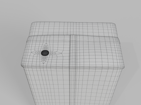 Beverage Carton 200 ml - Customizable Drink Box 3D Модель