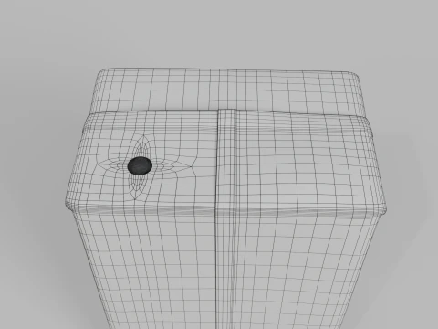 Beverage Carton 200 ml - Customizable Drink Box 3D Model