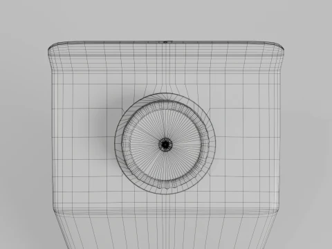 Beverage Carton 1000 ml - Customizable Gable-Top Drink Box 3D Model