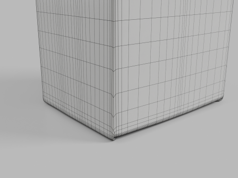 Beverage Carton 250 ml - Customizable Gable-Top Drink Box 3D Modell