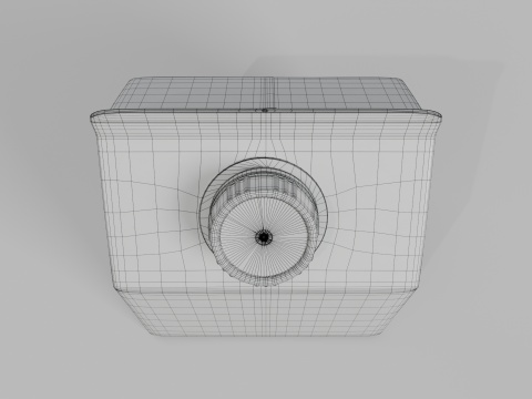 Beverage Carton 250 ml - Customizable Gable-Top Drink Box 3D Modell