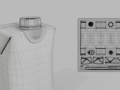 Beverage Carton 330 ml- Customizable Prism Drink Box Modelo 3D