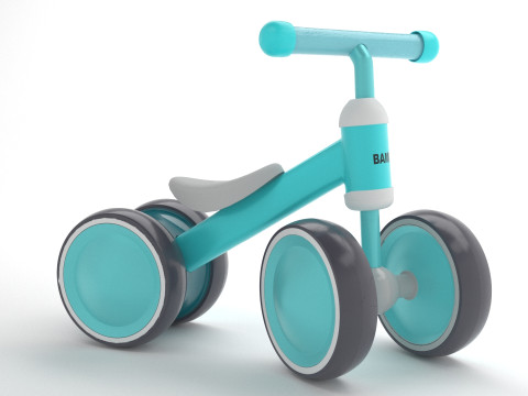 Toddler Balance Bike 01 3D Model