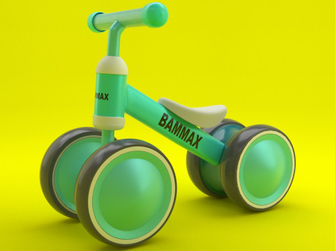 Toddler Balance Bike 01 3D Model