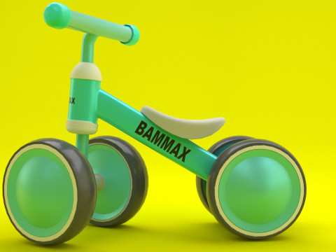 Toddler Balance Bike 01 3D Model
